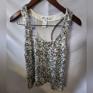 Alice + Olivia Sequin Top Size Medium